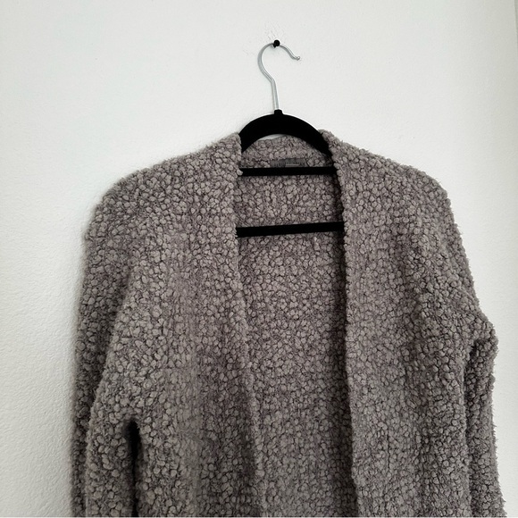Barefoot Dreams Boucle Open Front Cardigan Gray Size XS Women’s Cozy Comfortable - Picture 3 of 11